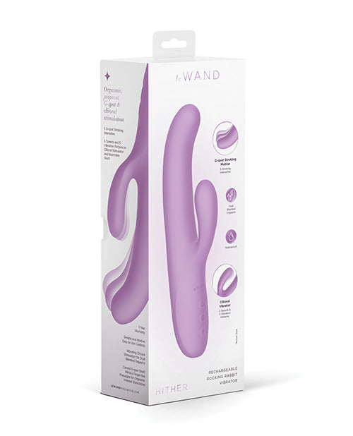 Happy Rabbit Power Motion Rechargeable Silicone Rabbit Vibrator Purple