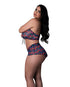 Shades Swirl 7.5 in. Dildo Pink/Blue