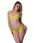 Magic Silk Evermore Flounce Skirt Emerald L/XL