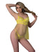 Magic Silk Sugar High Bralette, Cincher Skirt & Thong Set Red Queen Size