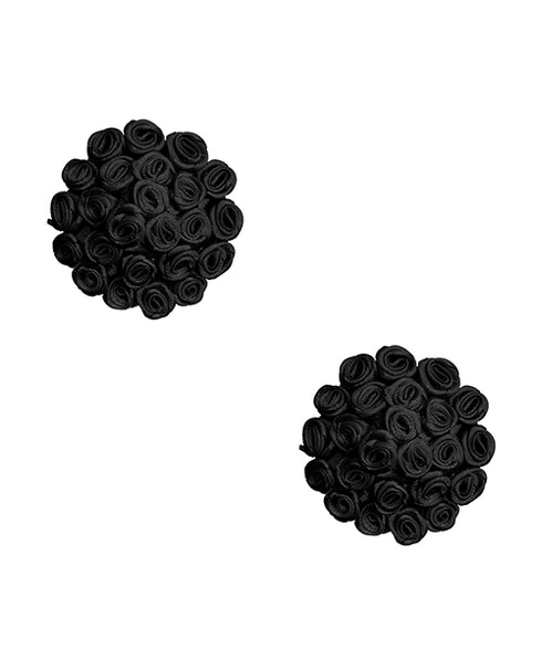 Forto Bunny Rechargeable Silicone Vibrating Cockring with Stimulating Ears Black