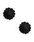 Forto Bunny Rechargeable Silicone Vibrating Cockring with Stimulating Ears Black