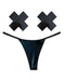 Forto Bunny Rechargeable Silicone Vibrating Cockring with Stimulating Ears Blue