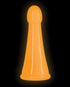 Firefly Phoenix Glow in the Dark Dildo - Orange