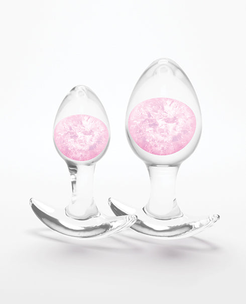 King Cock Clear with Balls 6in Pink