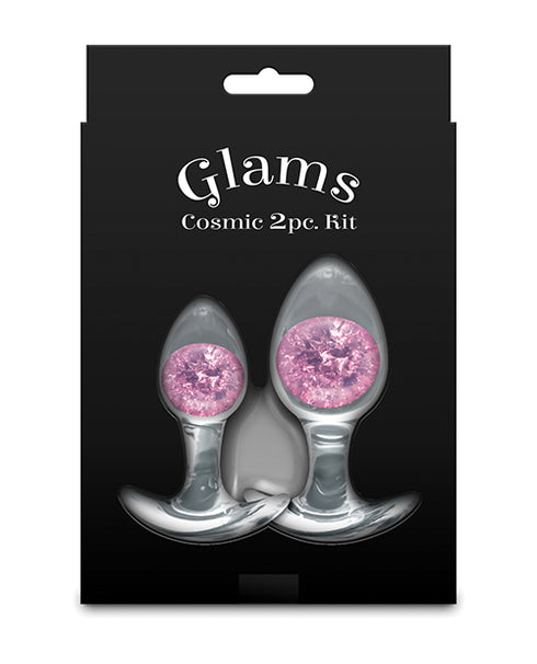 King Cock Clear with Balls 6in Pink