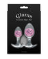 King Cock Clear with Balls 6in Pink