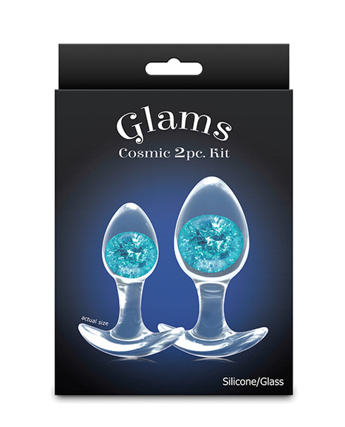 King Cock Clear with Balls 6in Purple