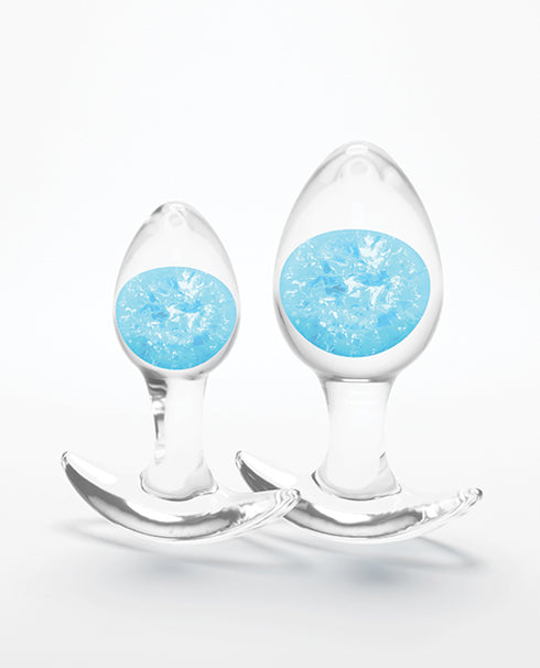 King Cock Clear with Balls 6in Purple