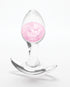 King Cock Clear 8in Pink