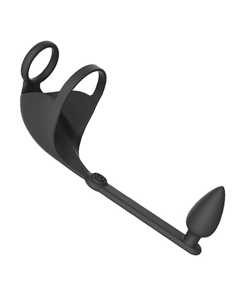 Magic Scrotum Massager Plus w/Remote Control - Black