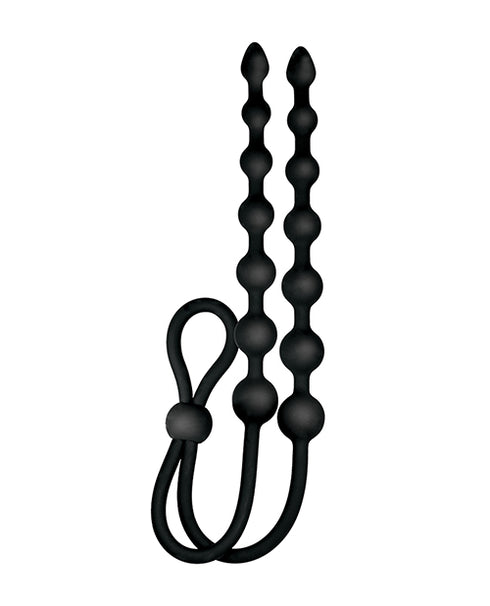 b-Vibe Bone 17 in. Deep-Insert Dildo with Realistic Balls and Suction Cup