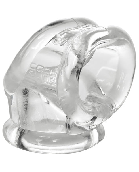 b-Vibe Cone 10 in. Tapered & Ribbed Dildo with Suction Cup Tester