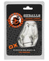 b-Vibe Cone 10 in. Tapered & Ribbed Dildo with Suction Cup Tester