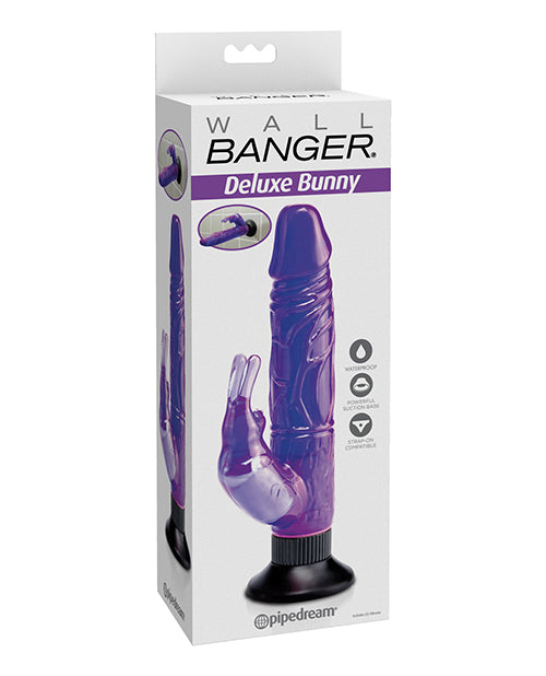 Pipedream Products Wall Bangers Deluxe Bunny Waterproof - Purple
