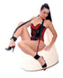Temptasia Trixie Rechargeable 10 in. Silicone Thrusting Dildo Wine
