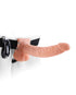 RealRock Realistic 8 in. Hollow Strap-On Beige