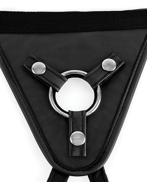 Spartacus Plush Lined PU Collar Chain Leash
