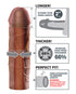 Forto F-81 Liquid Silicone Cock & Ball Double Ring Small Blue