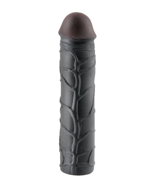 Forto F-81 Liquid Silicone Cock & Ball Double Ring Large Blue