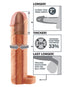Forto F-22 Liquid Silicone Cock & Ball D-Ring Small Black