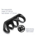 Gender X Body Kisses Rechargeable Vibrating Silicone Suction Massager Red