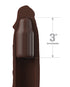 Fantasy X-tensions Elite 9" Sleeve w/3" Plug - Brown