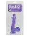 Dr. Skin Plus Girthy 7 in. Triple Density Posable Dildo with Balls Tan