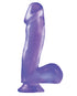 Dr. Skin Plus Girthy 7 in. Triple Density Posable Dildo with Balls Tan