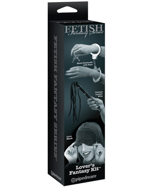 Ouch! Black & White Pleasure Furry Handcuffs with Quick-Release Button