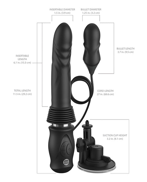 ROMP Mosh Compact Reversible Manual Stroker Clear