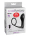 Ouch! Curved 8 in. Hollow Strap-On Gunmetal