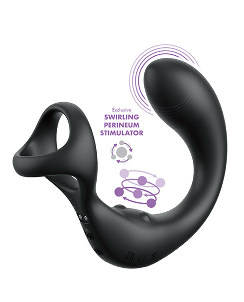 We-Vibe Vector+ Dual Stimulation Prostate Massager Charcoal Black
