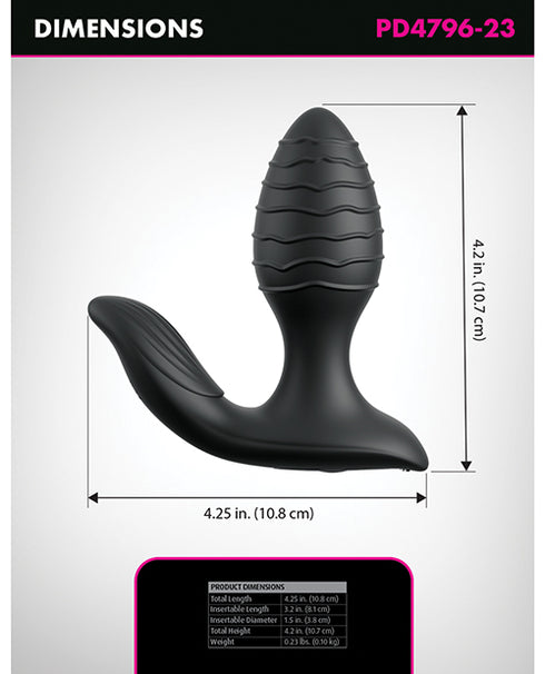 Fantasy X-tensions Elite 7 in. Silicone Extension with Strap & 3 in. Extender Brown