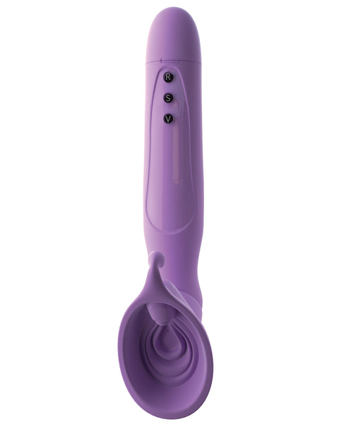 Dillio Platinum Collection Slim Seven 7 in. Silicone Dildo Purple