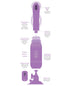 Dillio Platinum Collection Slim Seven 7 in. Silicone Dildo Teal