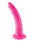 RealRock Realistic 8 in. Curved Dildo With Suction Cup Tan