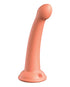 Dillio Platinum 6" Secret Explorer Silicone Dildo - Peach