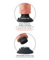 RealRock Realistic 9 in. Curved Dildo With Suction Cup Tan