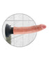 RealRock Realistic 6 in. Curved Dildo With Balls and Suction Cup Flesh