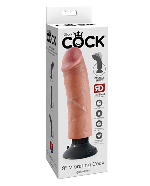 RealRock Realistic 6 in. Curved Dildo With Balls and Suction Cup Tan