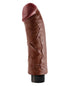 RealRock Realistic 7 in. Curved Dildo With Balls and Suction Cup Beige