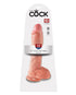 Love to Love Dildolls Starlight 6 in. Silicone Dildo with Multicolor Star Glitter Pink