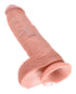 Love to Love Dildolls Starlight 6 in. Silicone Dildo with Multicolor Star Glitter Pink