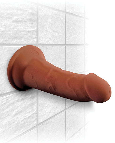 RealRock Glow in the Dark Double Dong 12 in. Dual-Ended Dildo Neon Green