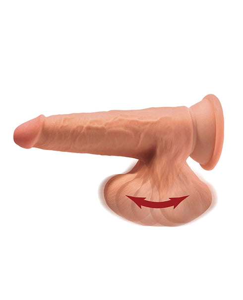 RealRock Crystal Clear Slim 7 in. Dildo Clear