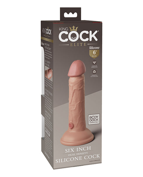 Curve Toys Jock Dual Density 7 in. Silicone Dildo with Suction Cup Light
