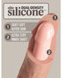 Curve Toys Jock Dual Density 7 in. Silicone Dildo with Suction Cup Light