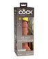 Curve Toys Jock Dual Density 8 in. Silicone Dildo with Suction Cup Light