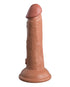 Curve Toys Jock Dual Density 8 in. Silicone Dildo with Suction Cup Light
